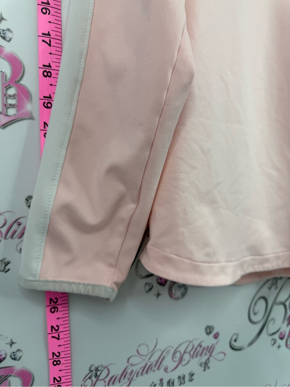 Under Armour sweater Light Pink and White Half-Zip Performance Pullover - Picture 11 of 15